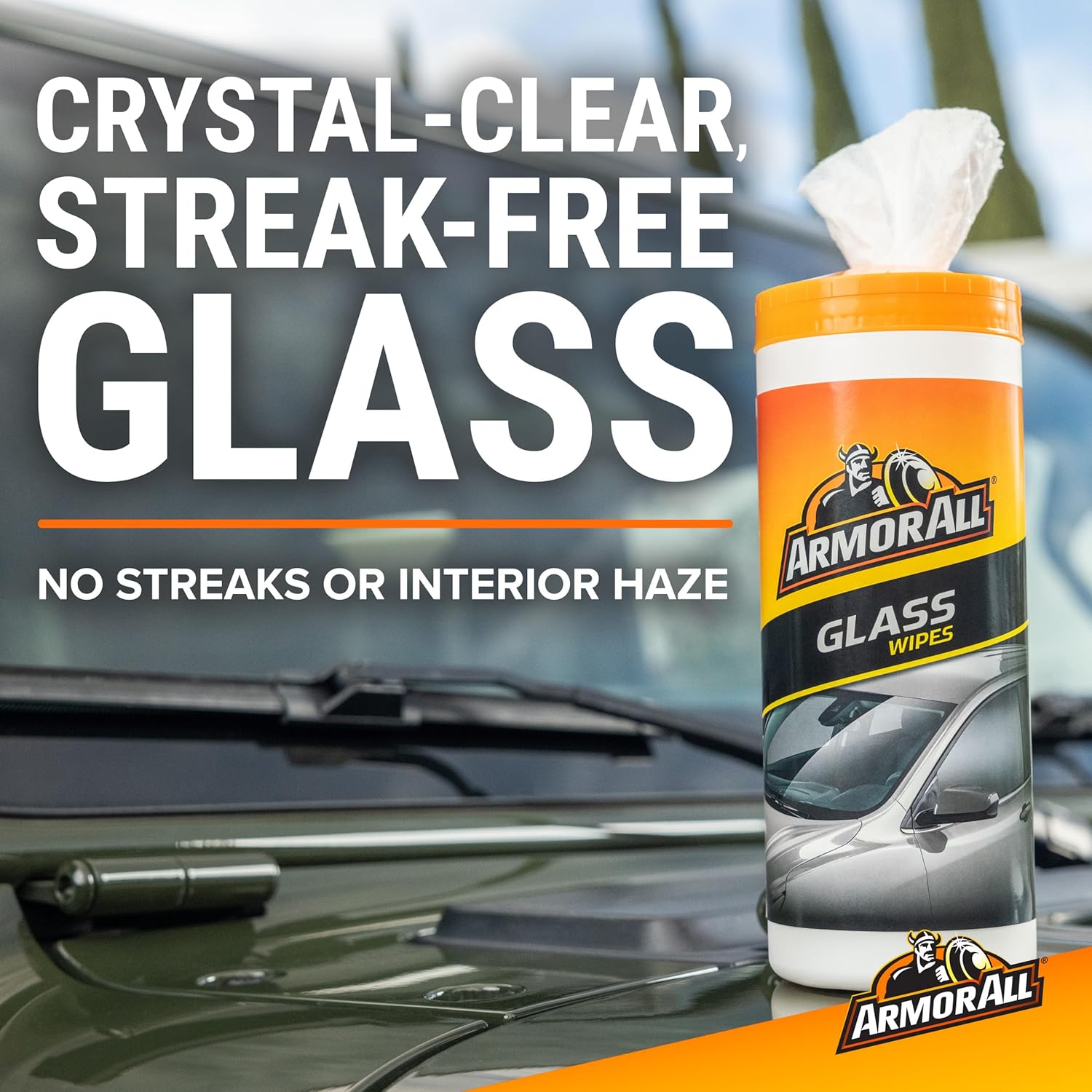 Armor All Protectant, Glass and Cleaning Wipes