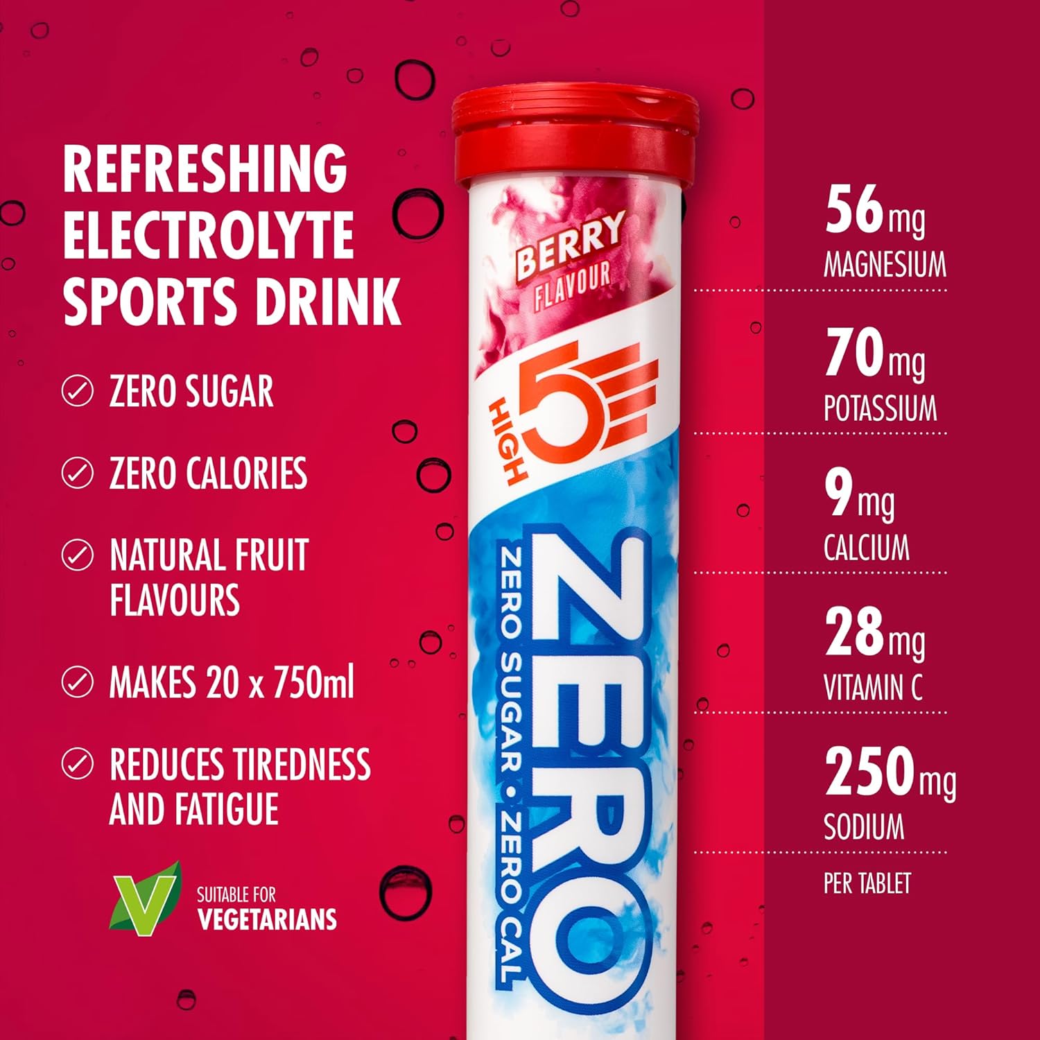 HIGH5 ZERO Electrolyte Tablet Performance